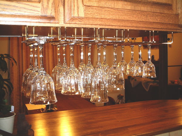 アトム グラス吊り金具 300ｍｍ（ワイングラスハンガー、ホルダー 